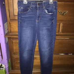 2 for $5❗️Aeropostale Blue High Waisted Jeggings